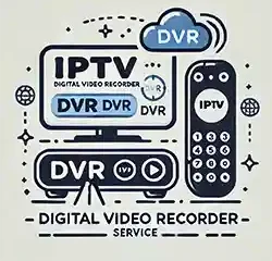Representação do serviço de gravação DVR