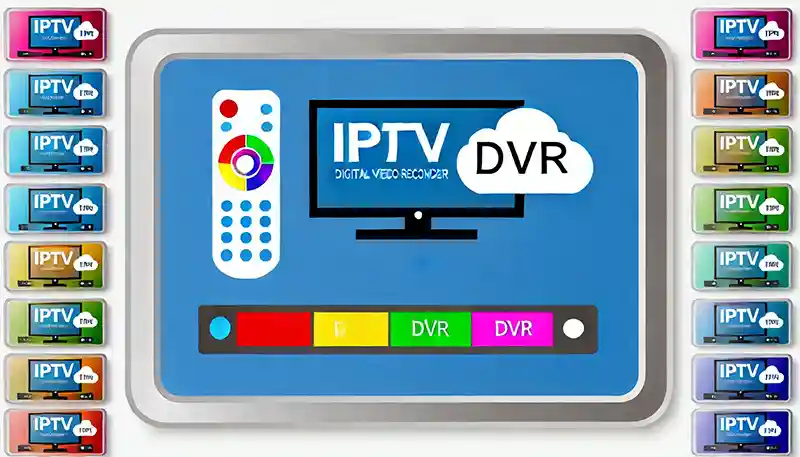 Representação do serviço de gravação DVR